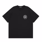 Chrome Heart American Flag T-Shirt in Black
