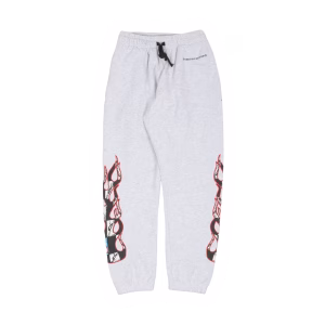 Chrome Heart Matty Boy Brain Flame Sweatpants