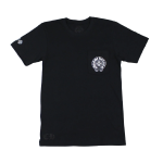 Chrome Heart Multi Colored Horseshoe Straight Cross T-Shirt - Image 2