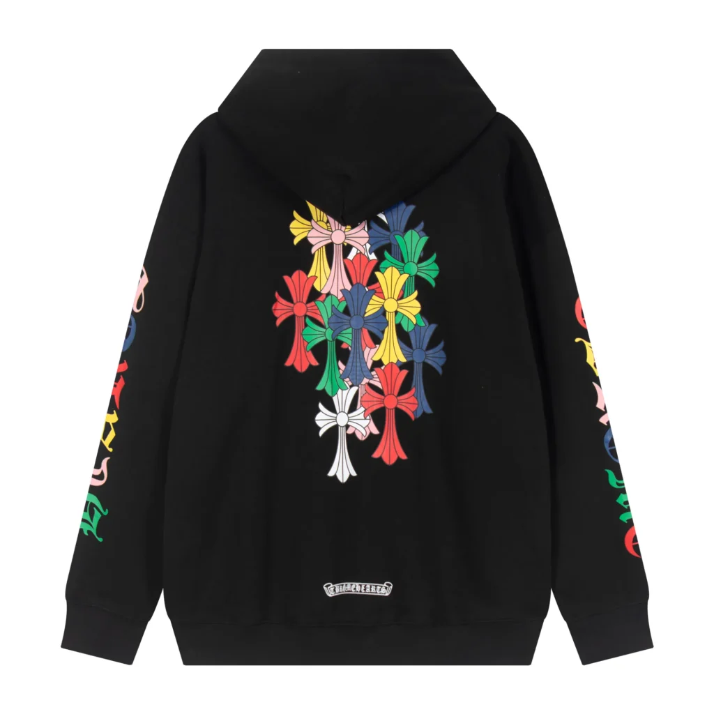 CH Script Multicolor Cross Cemetery Hoodie