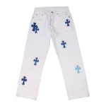 Chrome Hearts Cross Patch Jeans