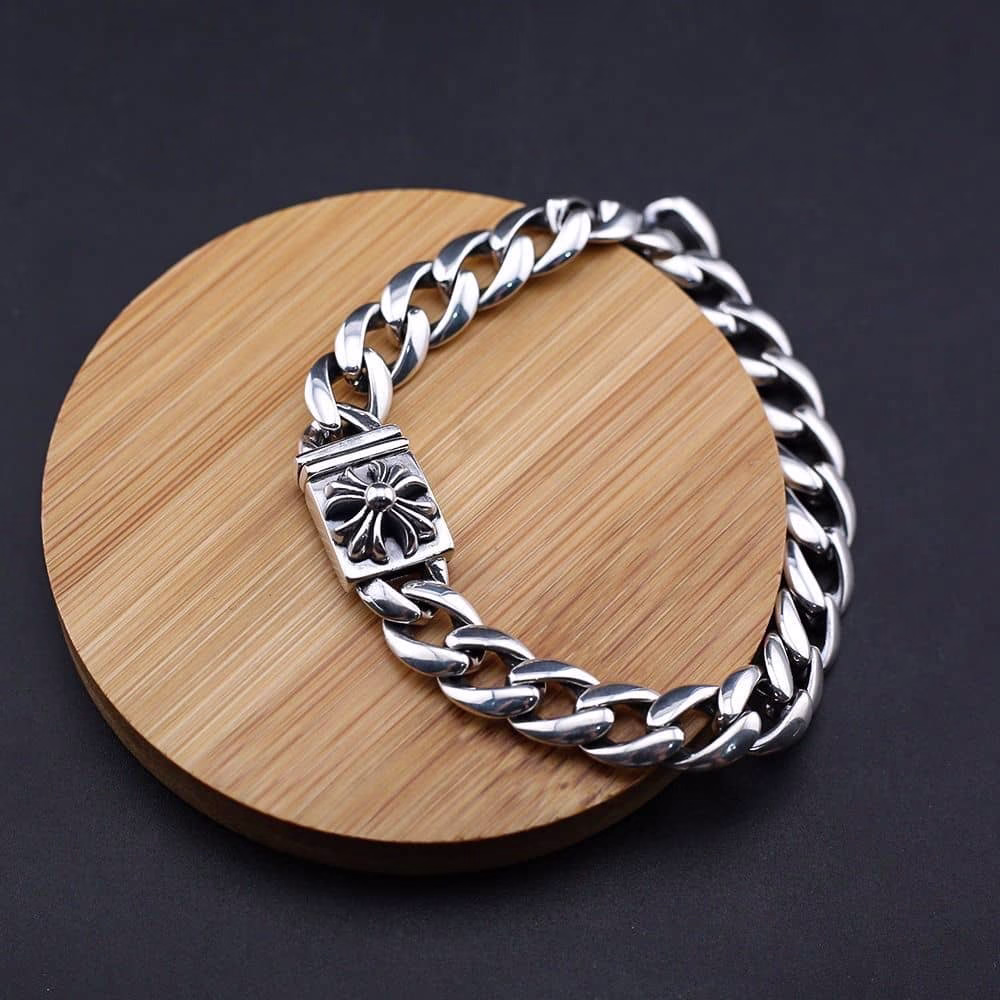53f7fece-8630-4b55-a652-bce7860454df Chrome Hearts Chain Box Bracelet