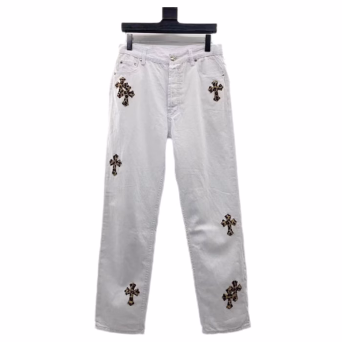 Chrome-Heart-White-Leopard-Cross-Jeans-1 Chrome-Heart-White-Leopard-Cross-Jeans