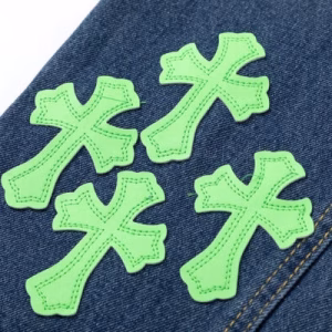 Chrome Hearts Blue Span Denim Pants