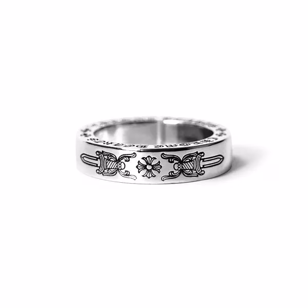 Chrome-Hearts-Dagger-Spacer-Ring-–-6MM-1 Chrome Hearts Dagger Spacer Ring – 6MM - Image 1