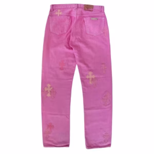 Chrome Hearts Denim Pink Jeans