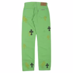 Chrome Hearts Denim Slime Green Jeans
