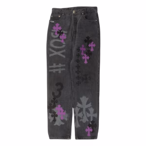 Chrome Hearts Online Exclusive Levi’s Cross Patch Jeans