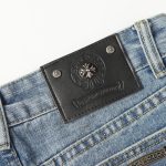 Chrome Style Levis Hearts Cyan Jeans - Image 5