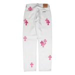 Chrome Style Levi’s Hearts Patch Jeans - Image 2
