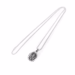 Oval Angel Medallion Charm