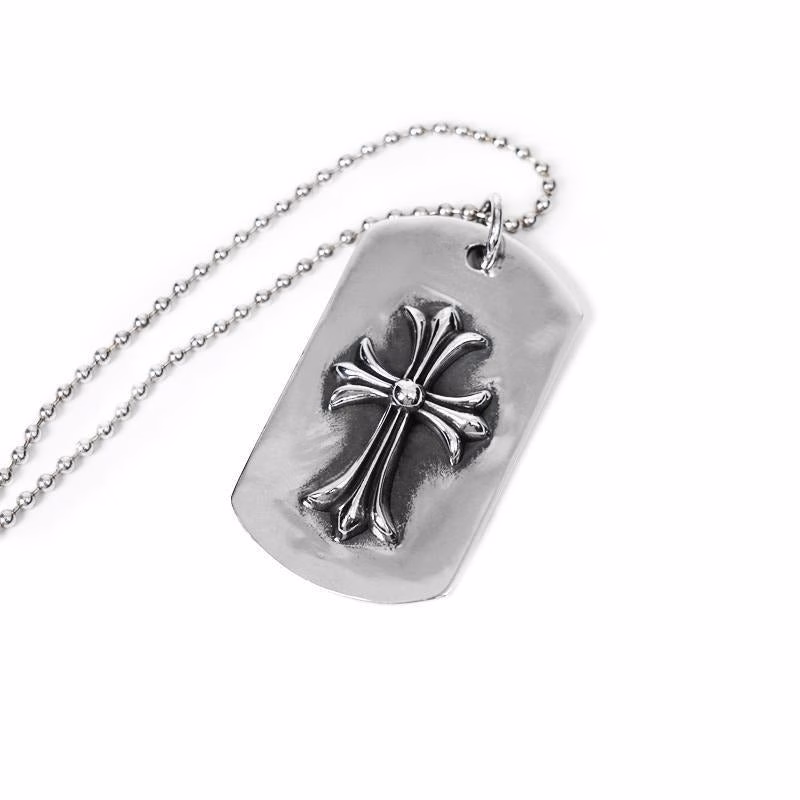 Tiny CH Cross Cutout Dog Tag Tiny CH Cross Cutout Dog Tag