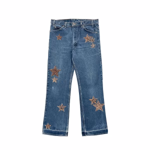 Chrome Hearts Levi’s Star Patch Jeans – Blue