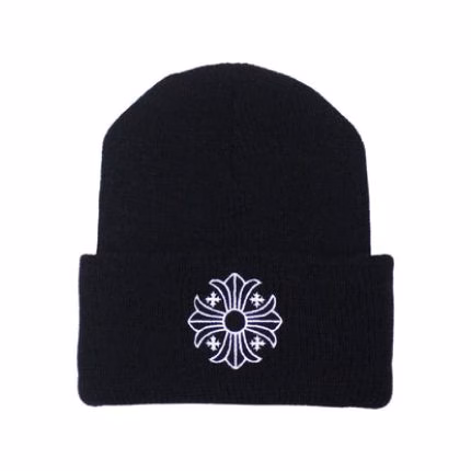 Chrome Hearts Plus Cross Beanie – Black Chrome Hearts Plus Cross Beanie – Black