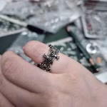 Cemetery Hoop Ring