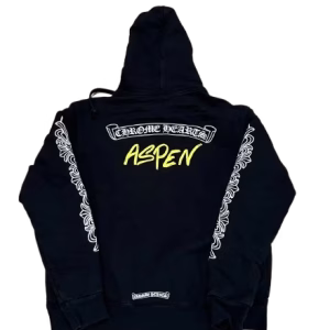 Chrome Hearts Black Aspen Excluisve Zip Up Hoodie