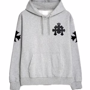 Grey Chrome Hearts Hoodie