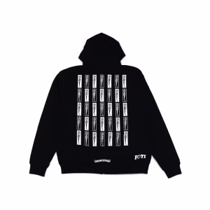 Chrome Hearts Black Foti Jarvis Block Zip Hoodie