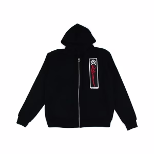 Chrome Hearts Black Foti Jarvis Block Zip Hoodie