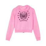 Chrome Hearts Girls Zip Up Pink Hoodie