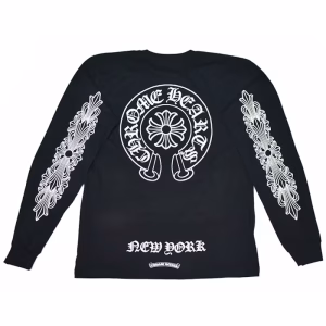 Chrome Hearts Black and White Long Sleeve