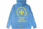 Blue Sanskrit Chrome Hearts hoodie