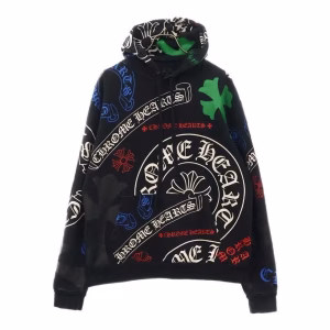 Chrome Hearts Heavyweight Black Graphic Hoodies