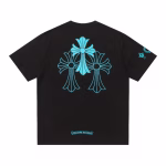Chrome Hearts Floral Cross Pocket T-Shirt