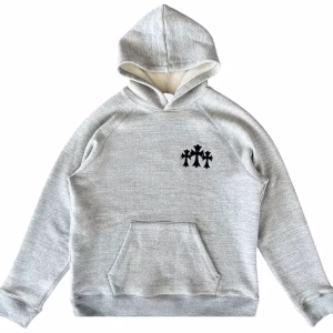 Chrome Hearts Triple Cross Hoodie 'Grey'