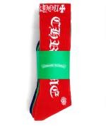 Chrome Hearts “FUCK YOU” Band in White Socks - Image 2