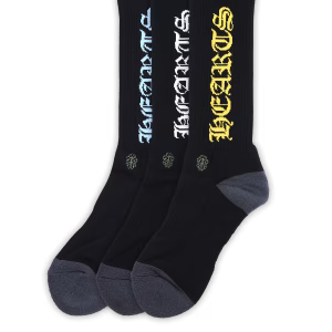 Chrome Hearts Blue White & Yellow Socks