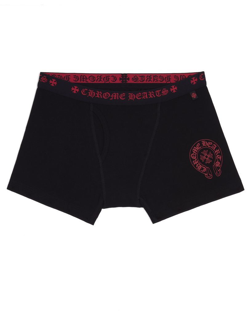 Chrome Hearts Black Cotton Boxer Brief