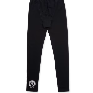 Chrome Hearts Black Cotton Long Johns