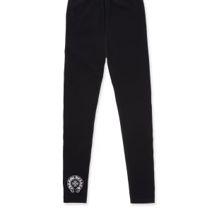 Chrome Hearts Black Cotton Leggings
