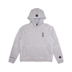 Leather Patch Fuck You Hoodie