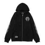Chrome Hearts Los Angeles Zip-up Hoodie Black