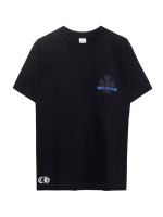 Blue Horseshoe T-shirt Chrome Hearts - Image 2