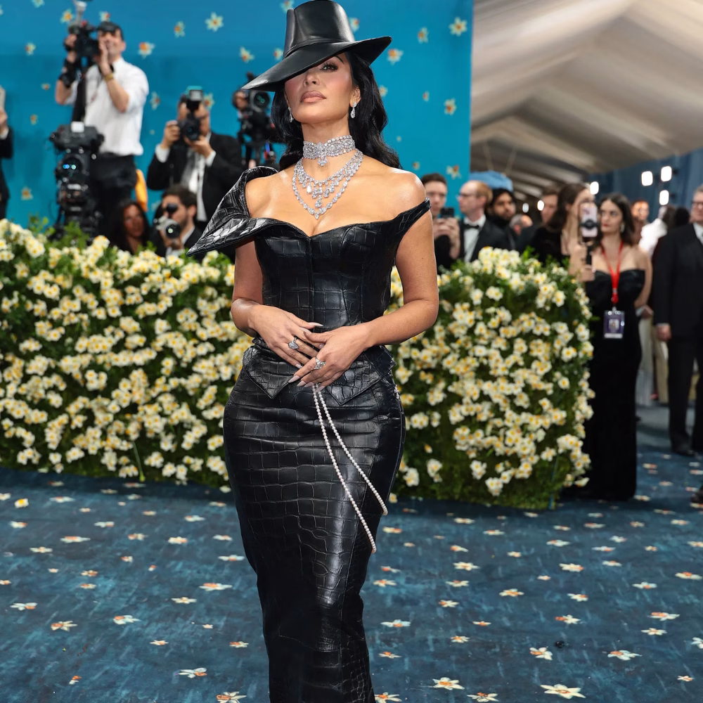 Kim Kardashian Chrome Hearts Met Gala 2025