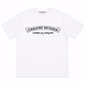 Chrome Hearts Comme Des Garcons T Shirt White