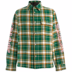 Chrome Hearts Flannel Green Men's shirt