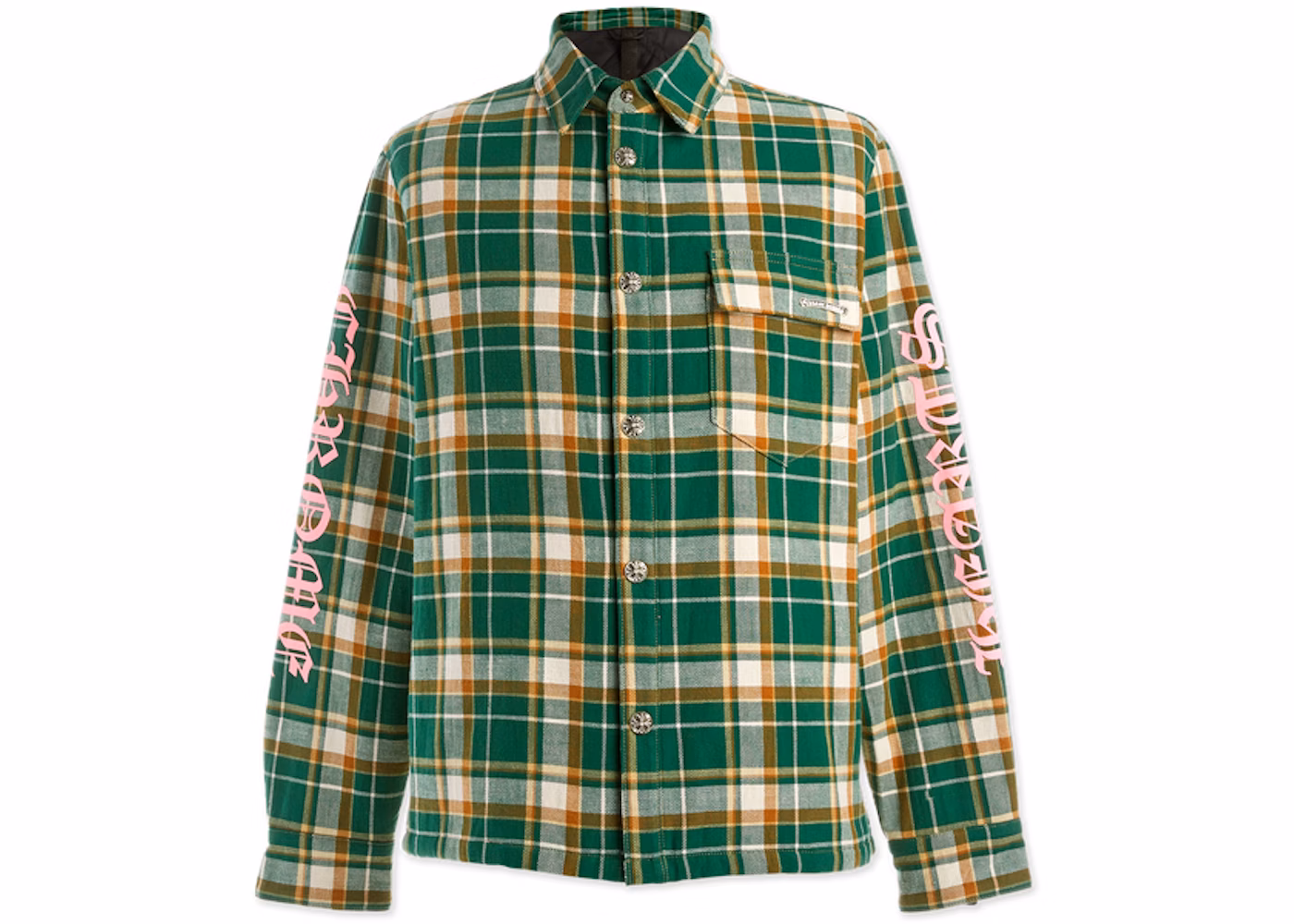 Chrome Hearts Flannel Green Men's shirt Chrome Hearts Flannel Green Men's shirt
