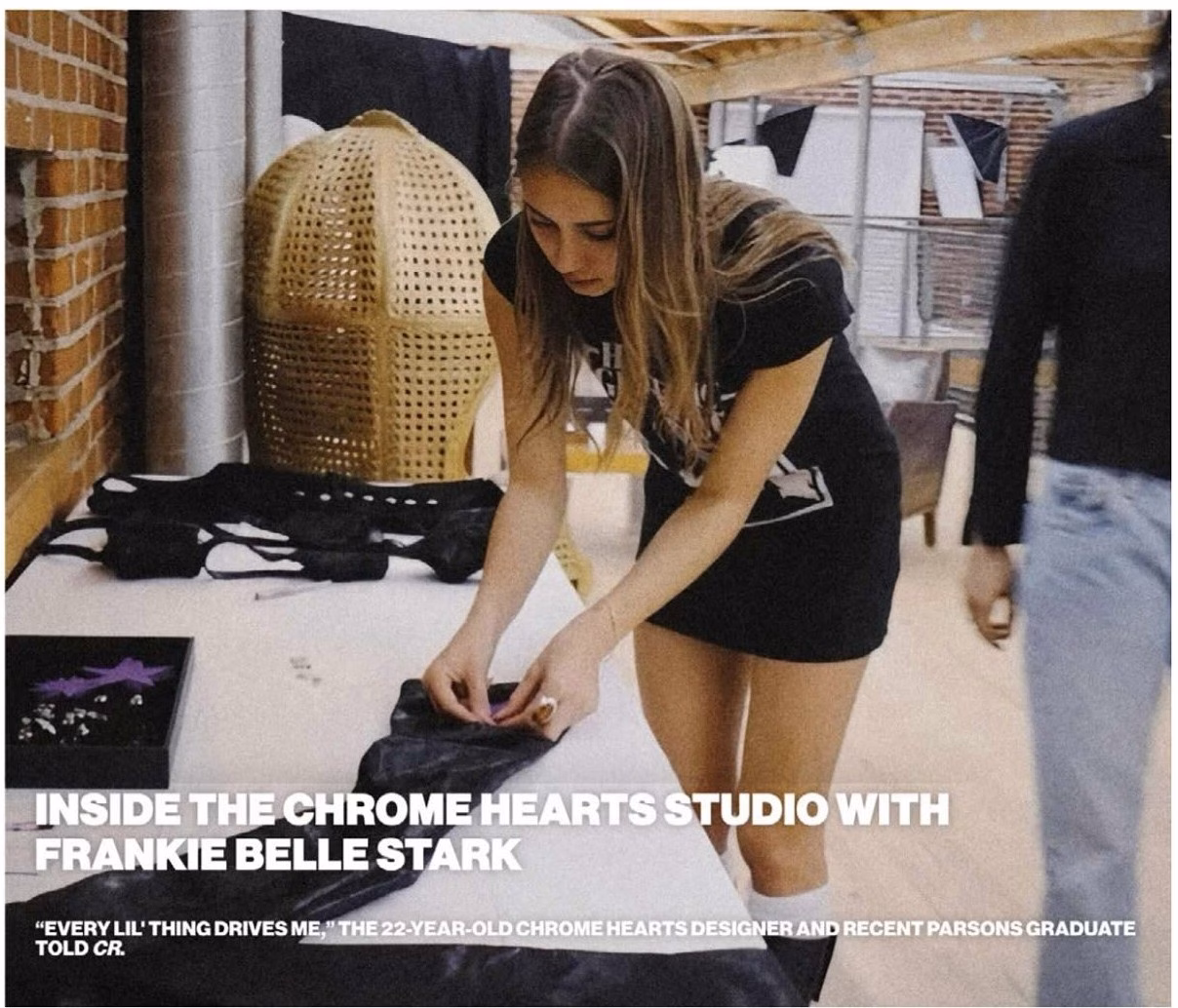 Frankie Belle Stark Chrome Hearts