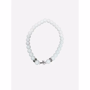 Chrome Hearts Cemetery White Beaded Bracelet
