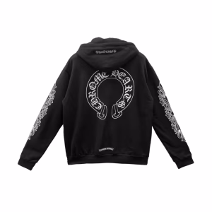 Chrome Hearts Zip Up Hoodie F**kyou Horseshoe Floral Sleeve