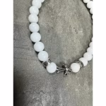 Chrome Hearts Cemetery White Beaded Bracelet