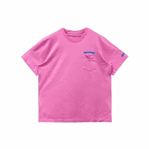 Pink Chrome Hearts Shirt Scroll Logo
