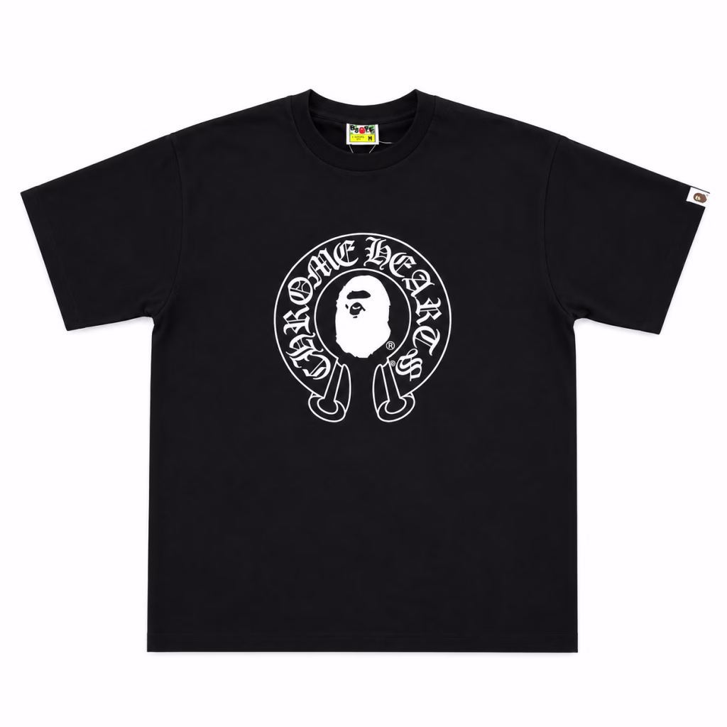 Bape x Chrome Hearts T-Shirt Black