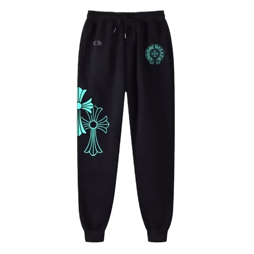 Chrome Hearts Sweatpants Blue Triple Cross Chrome Hearts Sweatpants Blue Triple Cross