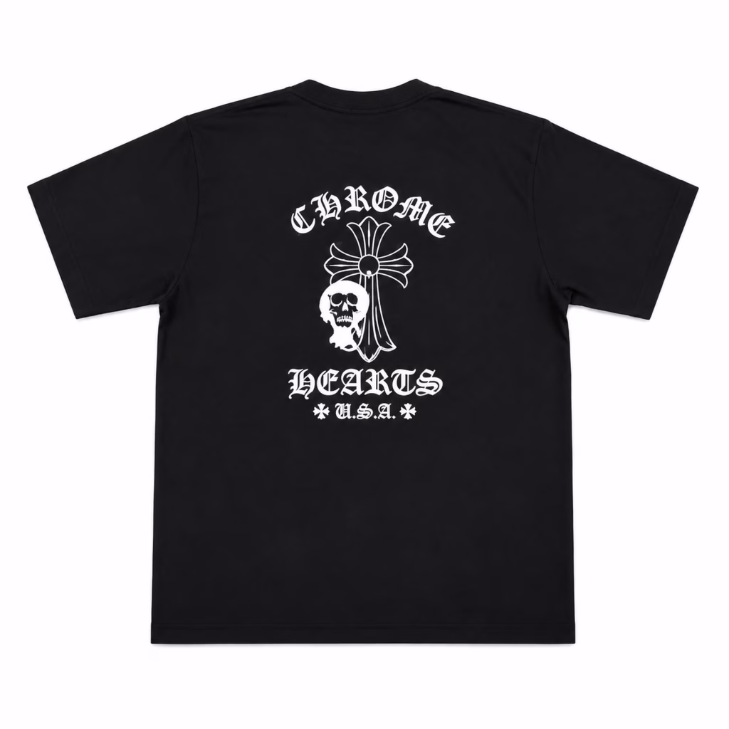 Bape x Chrome Hearts T-Shirt Black