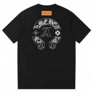 Louis Vuitton X Chrome Hearts T-Shirt Black